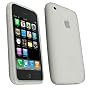 Clear White Textured Silicone Skin Case for Apple iPhone / iPhone 3G 8GB 16GB