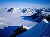 Typical Landscape of Nunataks and Valley Glaciers, North-East Greenland National Park, Greenland Places Photographic Poster Print by Cornwallis Graeme, 64x48