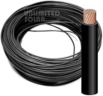 50FT - 4 AWG Encore Solar PV Wire 2000V Cable UL 4703 Copper MADE IN USA