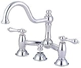 Elements of Design ES3911AL Vintage Bathroom Faucet, 8 Spread, Chrome