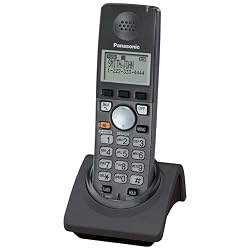 Panasonic KX-TGA670B -Extra Handset for KX6700 Series (2-LINE) - Black