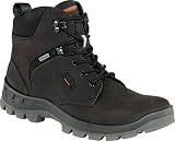 Ecco - Men's ECCO Track IV Plain Toe High Gore-Tex® 14764 - Coffee/Black Oil Nubuck
