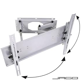 Jago - Support mural universel pivotant et inclinable pour TV LCD et Plasma jusqu'� 64" (LTWH01)
