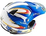 AXO motocross CHUTE OFFROAD HELMET BANG TANGO BLUE/WHITE
