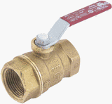 B & K Industries 1-1/4 Aga Brass Gas Ball Valve 110-526