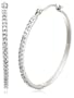 14k White Gold Diamond Hoop Earrings (1/4 cttw, LM Color, I2-I3 Clarity)