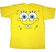 Spongebob Square Pants Bob Face Yellow Mens T-shirt