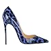 FSJ Women Leopard Print Shoes Heels Pointy Toe Sky High Pumps Size 4-15 US