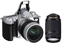 Nikon F75  Spiegelreflexkamera silber mit 28-80mm + 70-300mm Original-Zoomobjektiven
