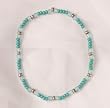 Glass and Silver Bead Bracelet