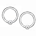 10mm Bali Hoop Earrings Sterling Silver