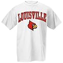 Louisville Cardinals White Bare Essentials T-shirt