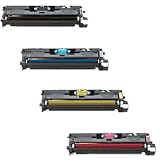 Set Toner für HP Color Laserjet 2550/2840 Serie - Schwarz 5000 S. + farbig je 4.000 S., kompatibel