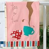 Tea for Two Vintage Dishtowel