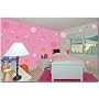 Pink Jumbo Polka Dot Wall Transfer Stickers Mural