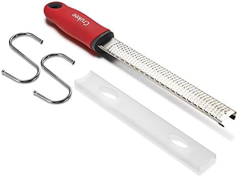 Premium Fruit Cheese Zester Grater With Sharp Stainless Steel Blade and Protective Cover