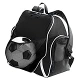 Tri-Color Ball Backpack - Black/White/Black