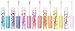 Expressions Girl / 7-piece Flavored Lip Gloss Set 0.7 oz each