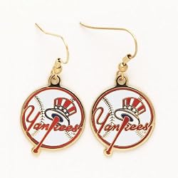 New York Yankees Dangle Earrings
