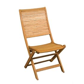 Tensen PS02C-37A/2 Balau Wood Ohio Folding Chair (set of 2)