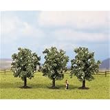 Fruit tree, white in blossom, 4.5 cm