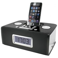 Soundmaster iP1040 Stereo Uhrenradio mit iPod Docking Station Radiowecker Radio Musikanlage