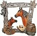 3D Horses Picture Framed with Barnsiding and Western Theme Accents 8