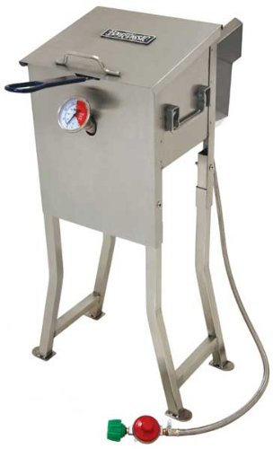 Bayou Classic 700-725 2.5 Gallon Bayou Fryer, Stainless Steel