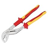 uxcell　ウォーターポンププライヤー　マルチ　グリップ 調整可能 レッド　断熱　BOOHER 1000V VDE