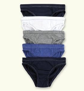 5 Pack - Pure Cotton Assorted Slips