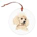 White Poodle Ornament