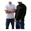 Anvil Knitwear - 7.1 oz Cotton Deluxe Henley (1202)
