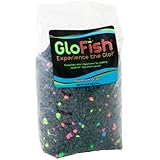 Glofish Aquarium Gravel, Black with Fluorescent Highlights, 5-Pound Bag