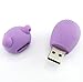 Cute Pig Shape 16GB USB Flash Drive (Purple)