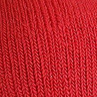 TractionSocks Non-Slip Organic Cotton Socks (Large, Red)