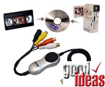 Ezcap 2.0 Video Capture (847) Transfer video to DVD/CD with USB interface.