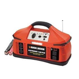 Black and Decker PS400JRB Electromate 400 Plus Jump-Starter with Built-In Radio by Black & Decker