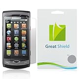 GreatShield Ultra Smooth Clear Screen Protector Film for Samsung Wave II 2  ....