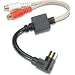 Kenwood CA-C1AUX Auxiliary input adapter with female RCA connectors