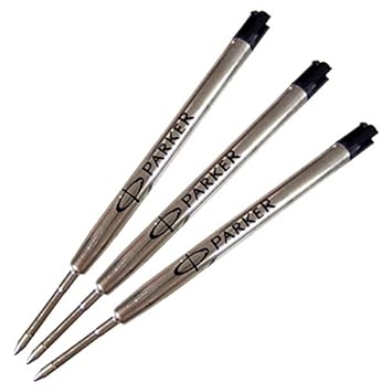 【クリックで詳細表示】Amazon ｜ PARKER パーカー ボールペン用 替え芯 3本セット スタンダード リフィール ブラック M(中字) S0909440(S1164313/S0909550) [並行輸入品] ｜ 詰め替えインク