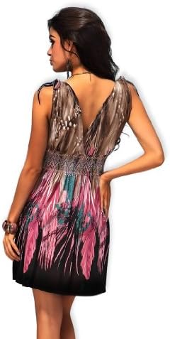 Xueyi Women's Spring Summer Dresses Flower15 (XXL, Coffee)