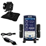 Samsung IP-830w Auto Bean Bag Dash Holder with Car Charger - Uses Gomadic TipExchange