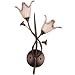 Fioritura 13 Wall Sconce in Aged Bronze