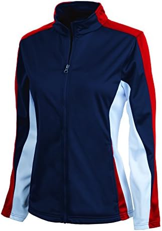 Charles River Women's Energy Jacket and Pant Set - Many Colors (2X-Large, Navy/Red/White)