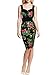 Fashion Womens Floral Rose Print Stretch Bodycon Summer Prom Party Cocktail Dresses