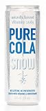 Snow Beverages Naturally Flavored Vitamin Soda Pure Cola, 12 Pack of 12oz Cans