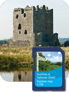 Satmap GPS System Karte Dumfries & Galloway Osten Preisvergleich