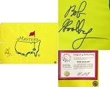 Bob Goalby Signed Masters Golf Pin Flag