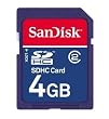 SanDisk 4GB SDHC Memory Card Retail Package