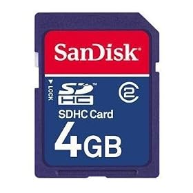 Sandisk 4GB Secure Digital SD HC Memory Card (SDSDB-4096, BULK, No Reader)